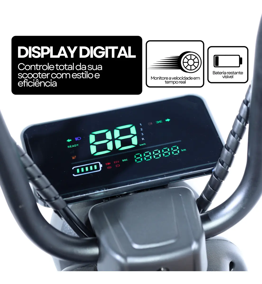 Bicicleta Elétrica Joy C2 1000W Bateria Removível 48V — foto 2